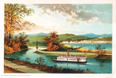 1891年，苏格兰洛奇吉普黑德的克里斯南运河 作者 不明