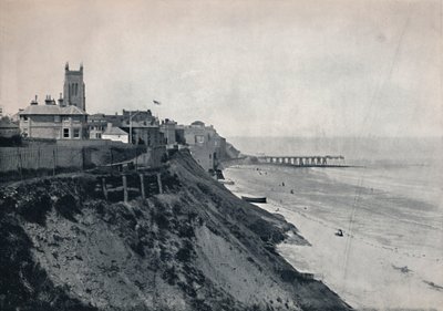 克罗默（Cromer）-在悬崖上展示教堂，1895年 作者 不明
