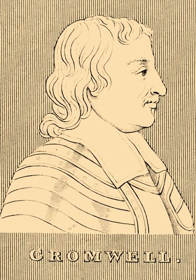 克伦威尔（Cromwell），1599-1658年，1830年。 作者 不明