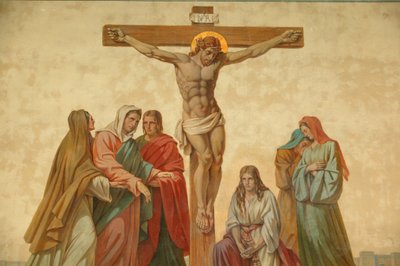 Crucifixion. Saint-Didier church Voreppe France 作者 不明