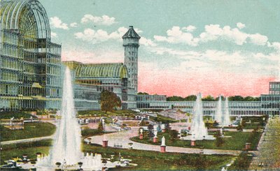水晶宫，西登纳姆，约1910年 作者 不明