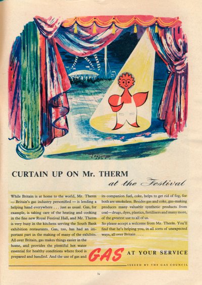 1951年对Therm先生进行幕布 作者 不明