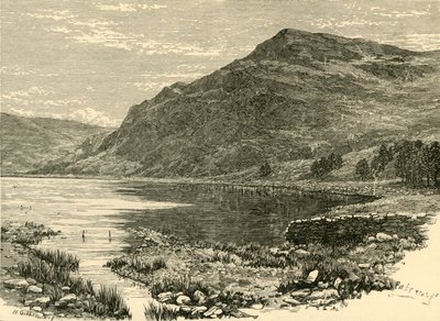 Cwm Buchan湖和Craig-Y-Saith，1898年。 作者 不明