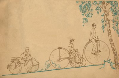 骑自行车1839-1939年的封底，1939年 作者 不明