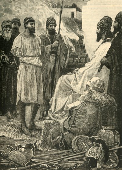 赛勒斯和克罗伊索斯，1890年。 作者 Unbekannt