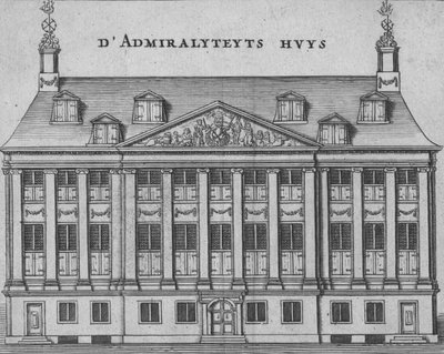 DAdmiralyteyts Huys，17世纪末-18世纪初。 作者 不明