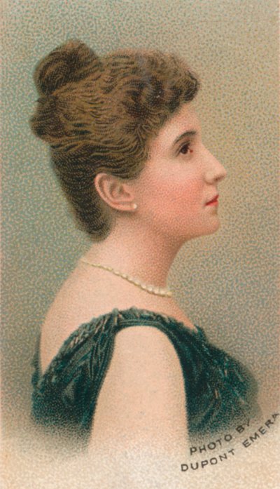 内里·梅尔巴夫人（Namee Melba）1861-1931年，澳大利亚歌剧女高音，1911年 作者 不明