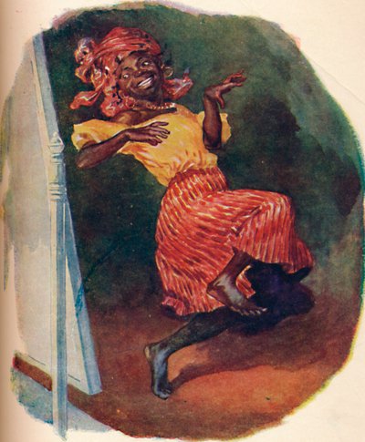 以精美的风格在玻璃前跳舞，1929年 作者 不明