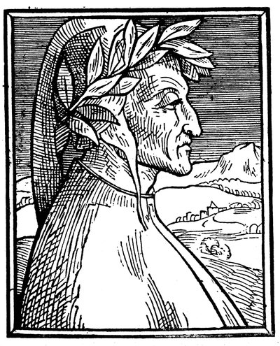 丹特·阿利吉耶里（Dante Alighieri）1265-1321，意大利诗人，1521年 作者 不明