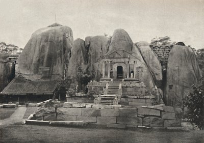 Issurumuniya-Felse-Vihara由国王Devanampiya Tissa在公元前3世纪建造，1926年 作者 不明