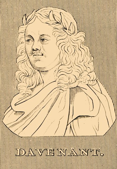 达文（Davenant），1606-1668年，1830年。 作者 不明