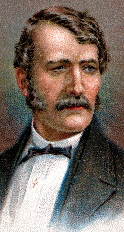 大卫·利文斯通（David Livingstone），19世纪苏格兰传教士和非洲探险家，约1915年 作者 不明