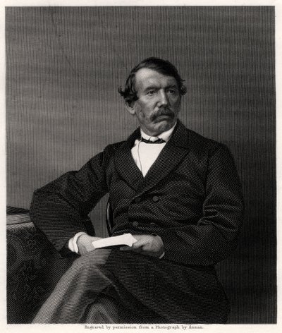 大卫·利文斯通（David Livingstone），苏格兰传教士和非洲探险家，十九世纪 作者 不明