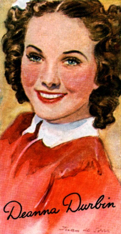 迪安娜·德宾（Deanna Durbin），1921-1999年，20世纪20世纪30年代和1940年代好莱坞电影中的歌手和女演员 作者 不明