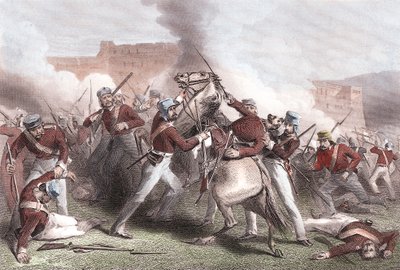 1858年4月15日，印度兵变，阿德里安·希望准将去世 作者 不明