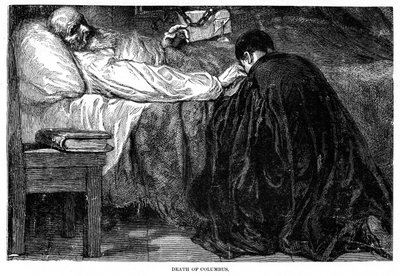 克里斯托弗·哥伦布之死，1506年，1872年 作者 不明