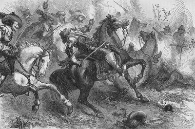 福克兰之死，1643年9月20日在纽伯里，约1880年 作者 不明