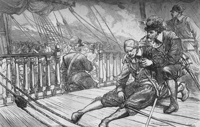 范·特罗姆之死，1653年8月10日，c1880 作者 不明