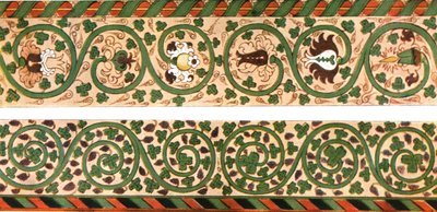 瑞典库姆拉教堂（Kumla Church）的装饰，1928年。 作者 不明