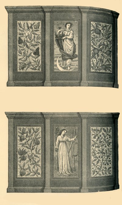 西餐厅的装饰，南肯辛顿博物馆，1881年，c1865。 作者 不明