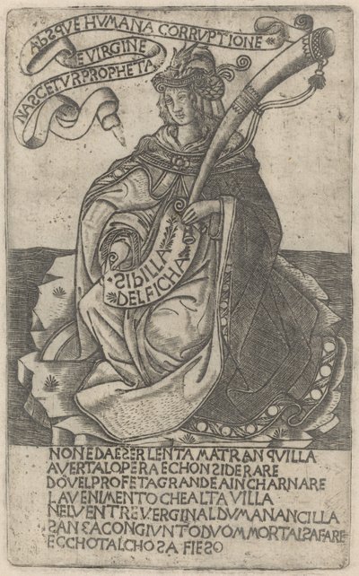 Delphian Sibyl，15世纪初。 作者 不明