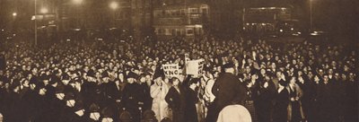 1937年12月10日在白厅举行示威活动，1937年 作者 不明