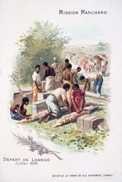 1896年7月从Loango出发 作者 不明
