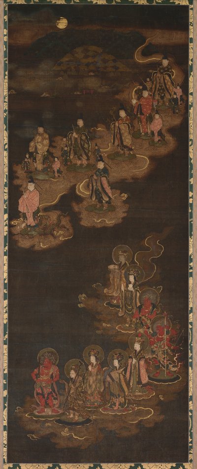 1300年代春日的九个发光星和七个星星的后裔。 作者 不明
