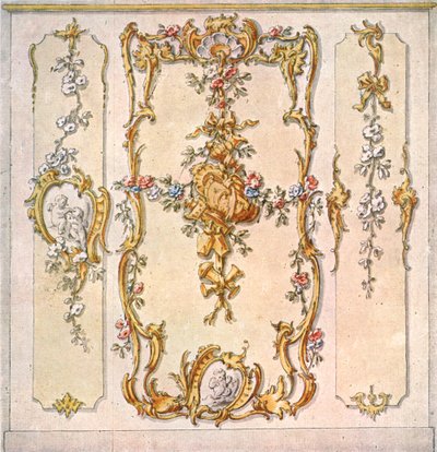 壁画装饰设计，德国，1928年。 作者 不明