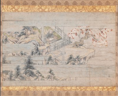 摘自《漫长的故事》中的一卷《秋天的夜晚》。 1400。 作者 不明