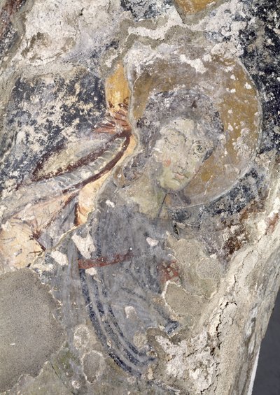 后殿（壁画）中古基督教壁画的细节（见 138684-85） 作者 不明
