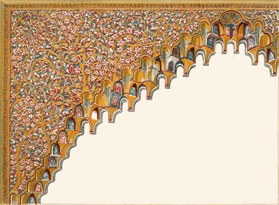 拱的细节。鱼塘法院，1907年。 作者 不明