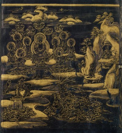 德瓦达塔（Devadatta），《莲花经合曲》第十二章，达巴达塔邦，十二世纪。 作者 不明