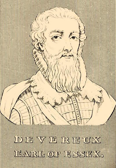 德弗勒克斯（Devereux），埃塞克斯伯爵（Ears of Essex），1565-1601年，1830年。 作者 不明