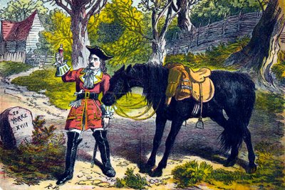 迪克·图尔平（Dick Turpin）1706-1739，英国强盗和公路人，十九世纪 作者 不明