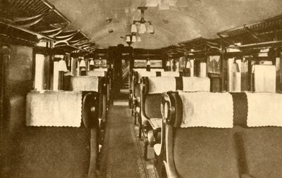 餐车，伦敦米德兰和苏格兰铁路，1930年。 作者 不明