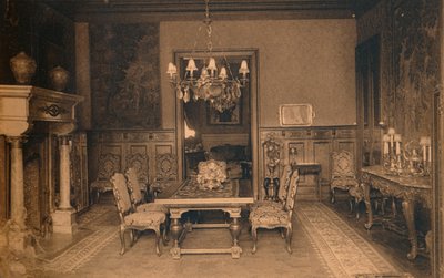 1927年，比利时布鲁塞尔古巴大使馆的餐厅。 作者 不明