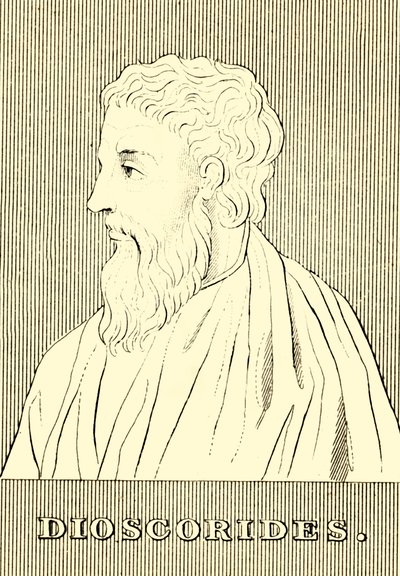 Dioscorides，c40-90 AD，1830。 作者 不明