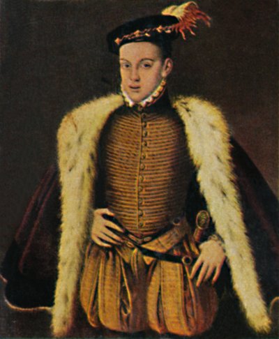 唐·卡洛斯（1545-1568）。 -Sanchez Coello绘画，1934年。 作者 Unbekannt