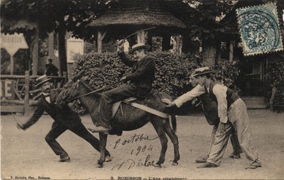 驴子特图和不听话的人 - 1904年的明信片 作者 不明