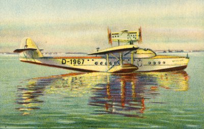 1932年，Dornier Do S飞行船。 作者 不明