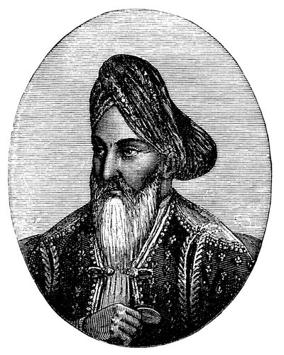 阿富汗（Dost Mohammad Khan）1793-1863年，阿富汗统治者，c1880年 作者 不明