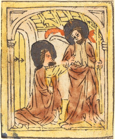 怀疑托马斯，约1460年。 作者 不明