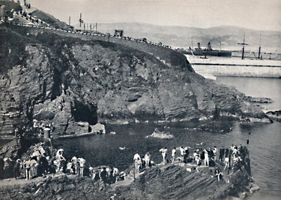 道格拉斯（Douglas）-斯基恩港的沐浴场，1895年 作者 不明