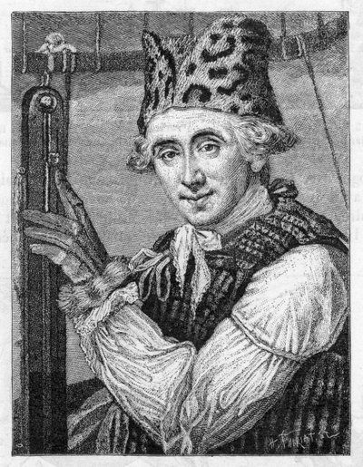 John Jeffries博士，美国气球爱好者，1786年 作者 不明