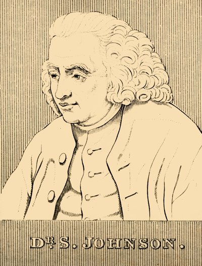 约翰逊博士（S. Johnson），1709-1784，1830。 作者 不明
