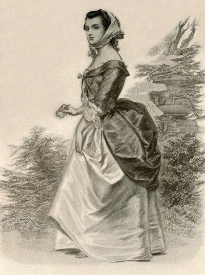 弗吉尼亚一位年轻女士的连衣裙，c1775，1937年。 作者 不明