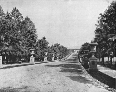 美国马里兰州巴尔的摩市的德鲁伊·希尔公园（Druid Hill Park），摄于1900年。 作者 不明