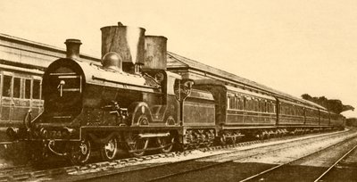 都柏林-贝尔法斯特特快列车，爱尔兰大北部铁路，1930年。 作者 不明
