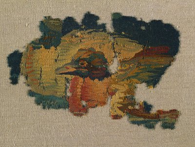 鸭子从一个大窗帘，200s。 作者 不明
